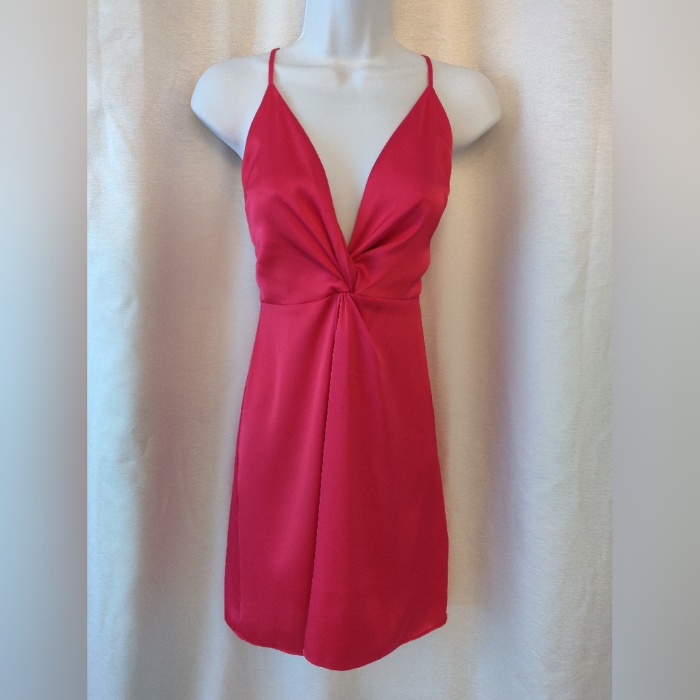 New NWOT Silky Pink Barbie Cocktail Dress